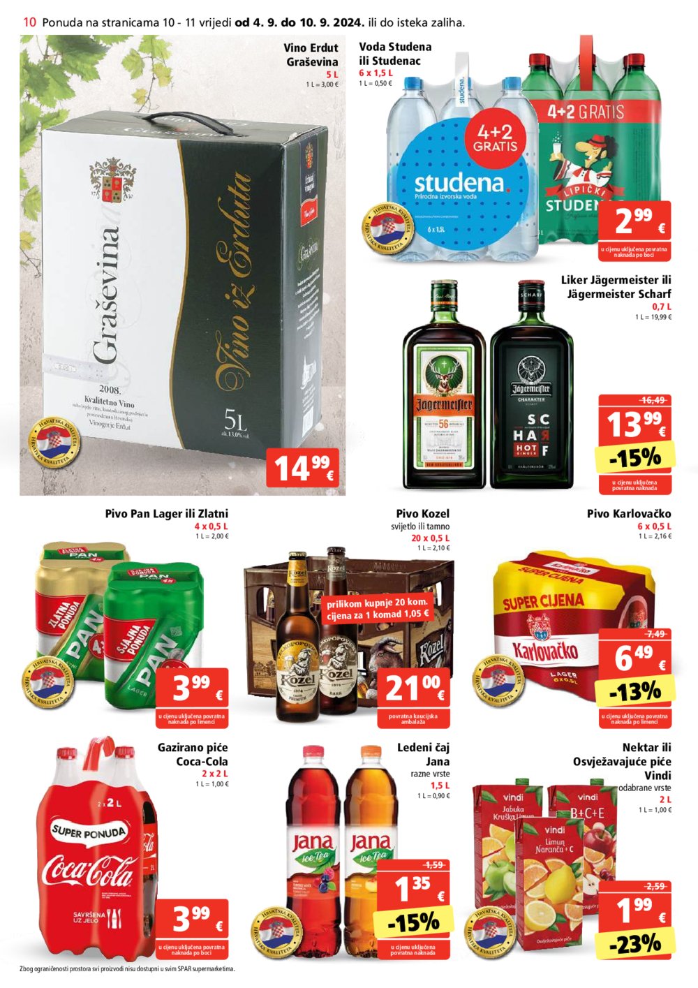 SPAR katalog Akcija 04.09.-10.09.2024.