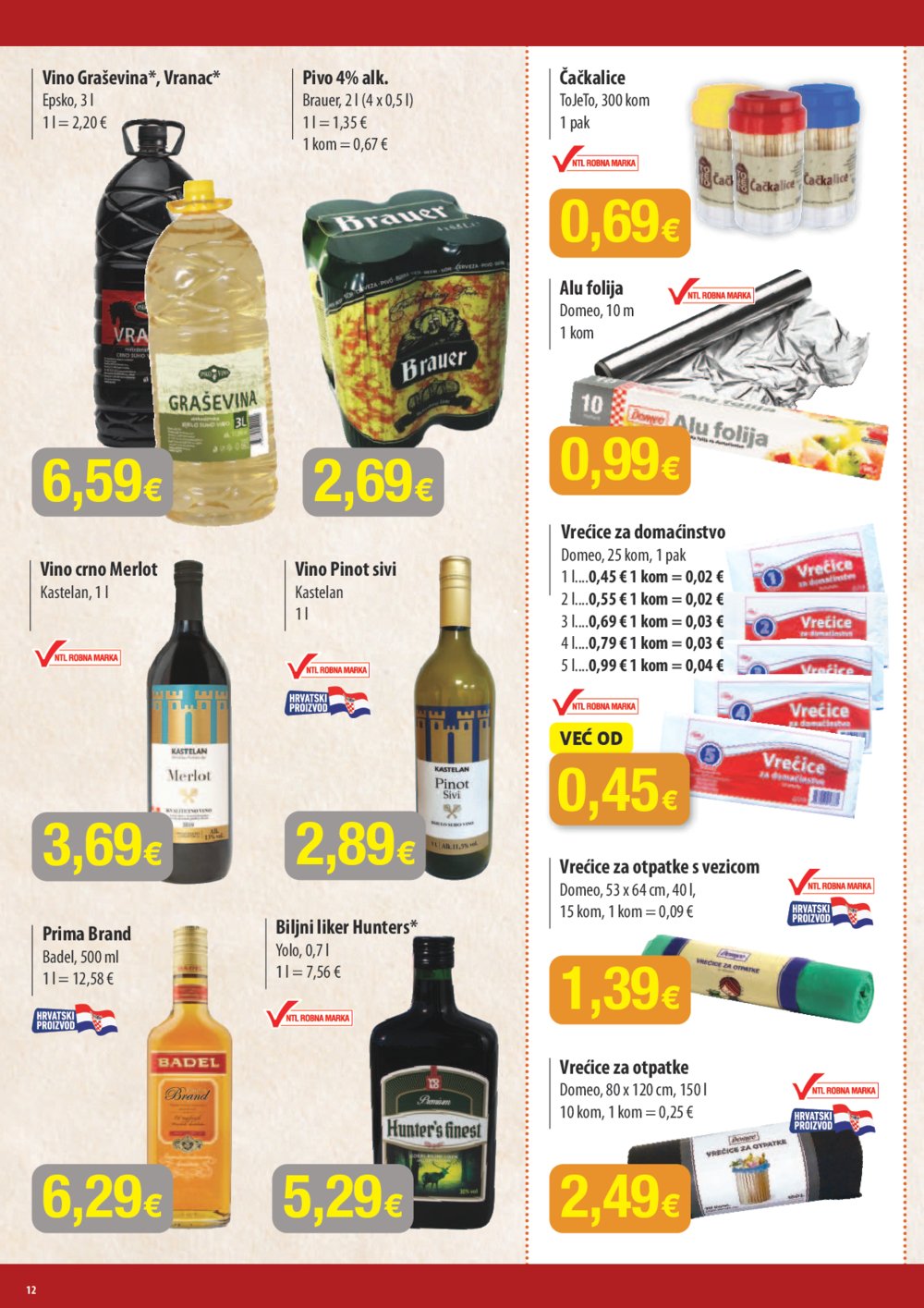 Bakmaz katalog NTL Maxi Tjedna ponuda 18.09.-24.09.2024.