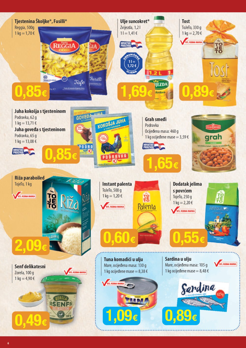 Bakmaz katalog NTL Maxi Tjedna ponuda 18.09.-24.09.2024.