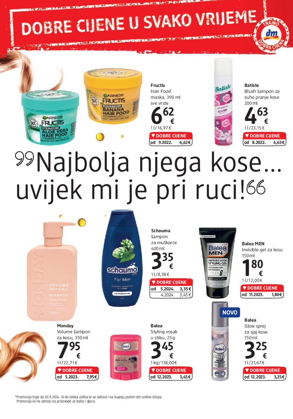 dm katalog Akcija 16.09. - 30.09.2024.