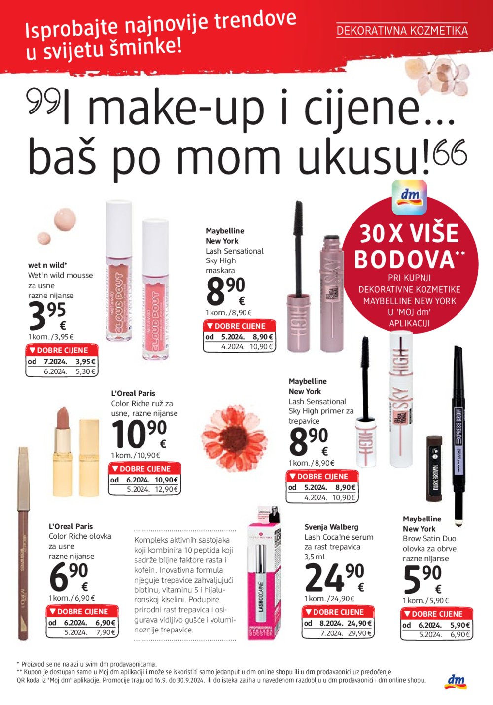 dm katalog Akcija 16.09. - 30.09.2024.