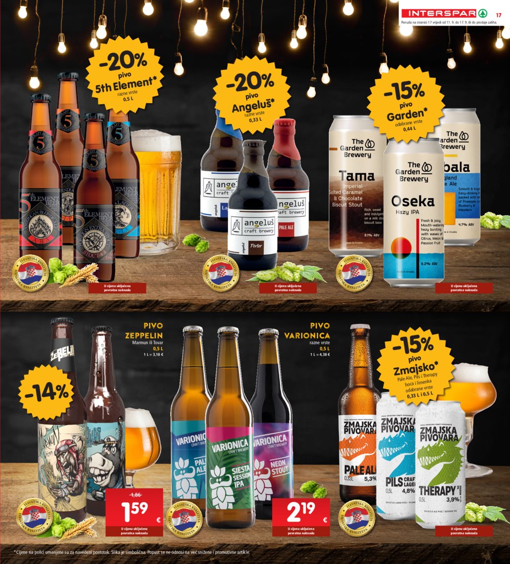 INTERSPAR katalog Akcija 11.09.-17.09.2024.