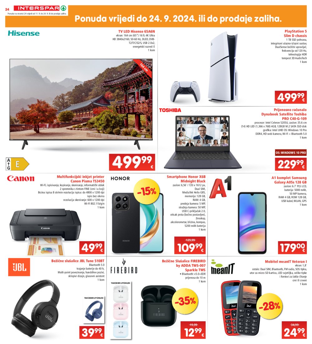 INTERSPAR katalog Akcija 11.09.-17.09.2024.