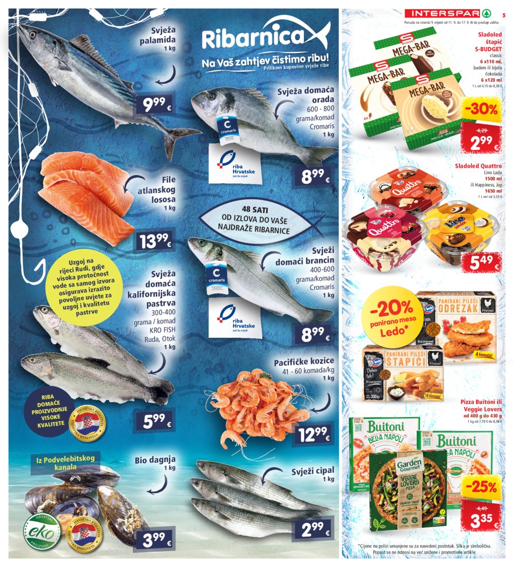 INTERSPAR katalog Akcija 11.09.-17.09.2024.