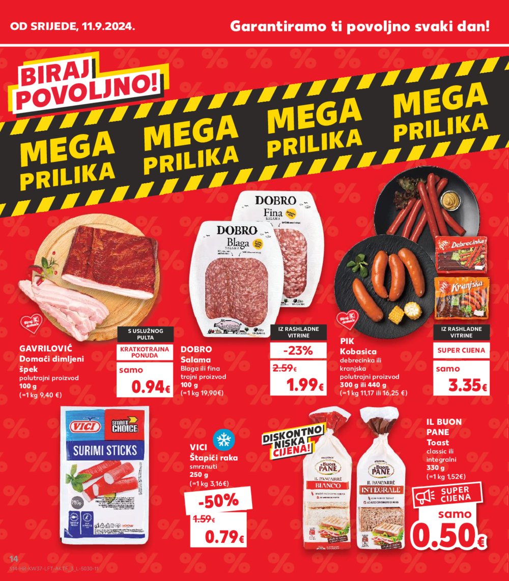 Kaufland katalog Akcija 11.09.-17.09.2024. Dugo Selo