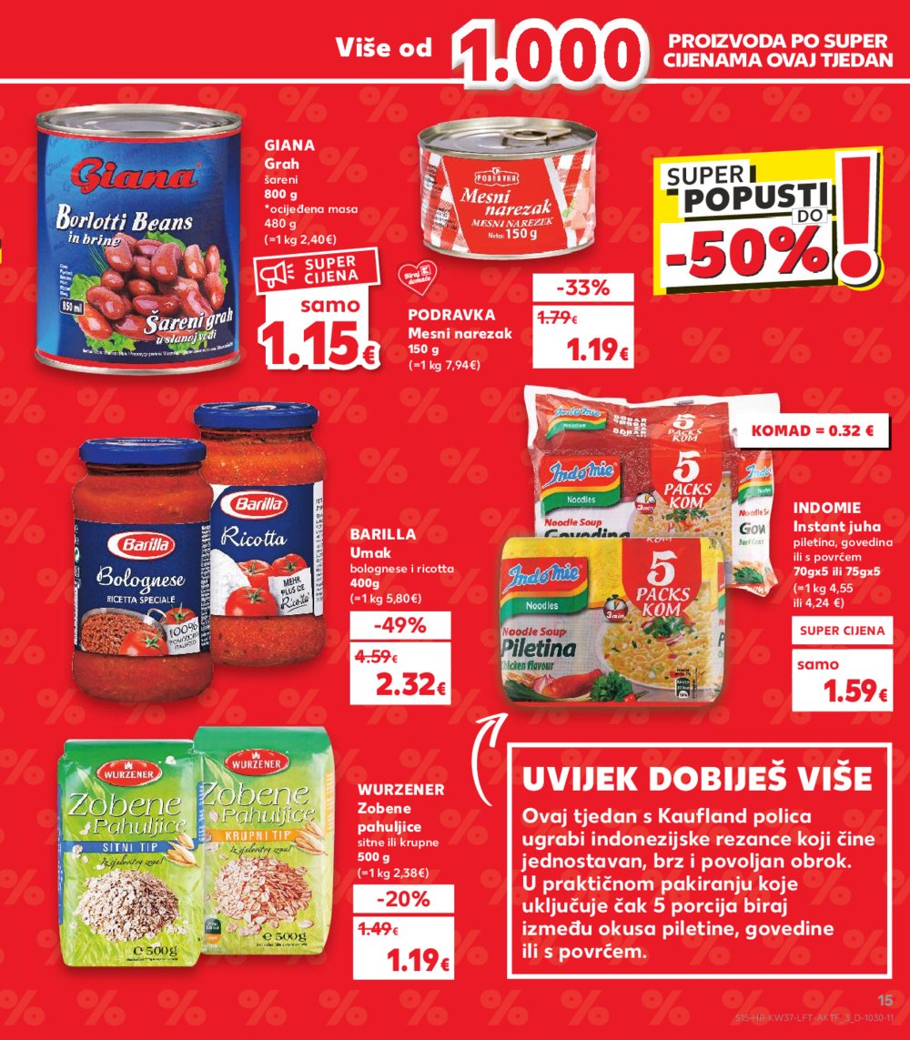 Kaufland katalog Akcija 11.09.-17.09.2024. Dugo Selo