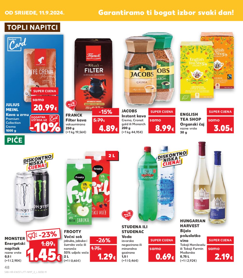 Kaufland katalog Akcija 11.09.-17.09.2024. Dugo Selo