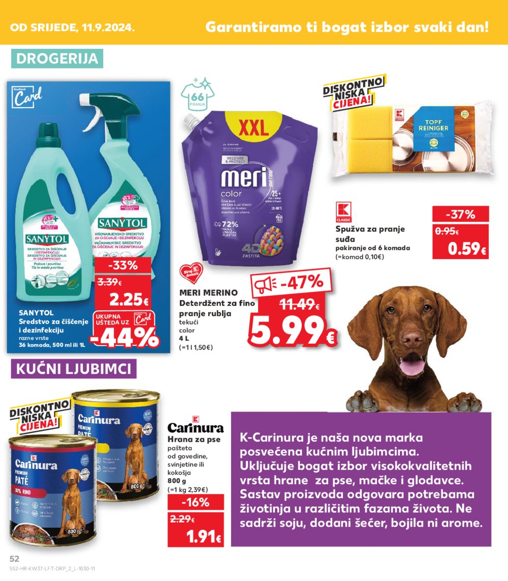 Kaufland katalog Akcija 11.09.-17.09.2024. Dugo Selo