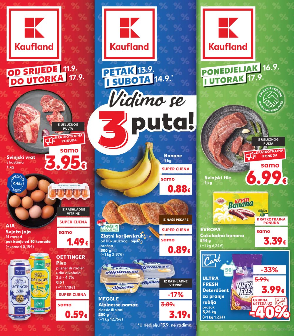 Kaufland katalog Akcija 11.09.-17.09.2024. Dugo Selo