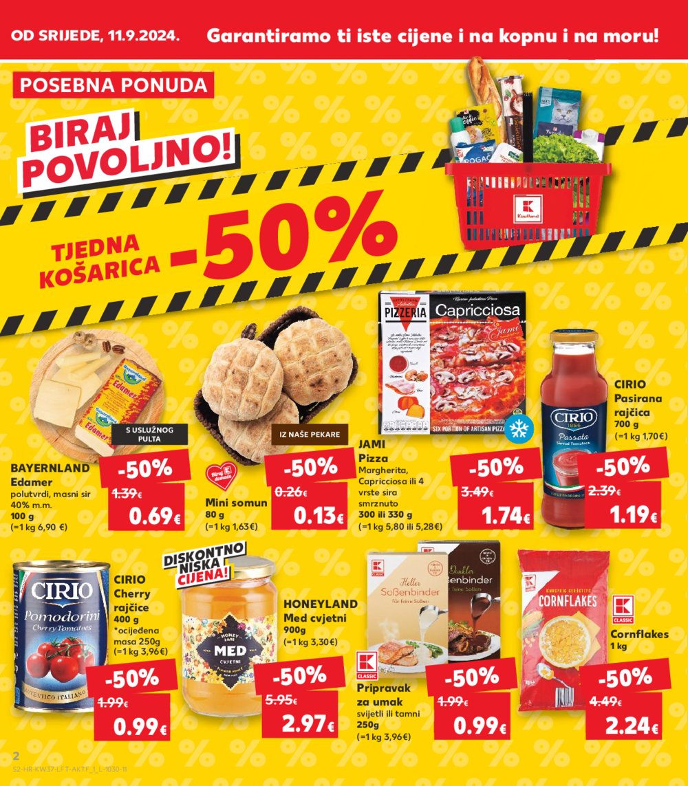 Kaufland katalog Akcija 11.09.-17.09.2024. Split, Osijek, Zagreb-Barutanski jarak