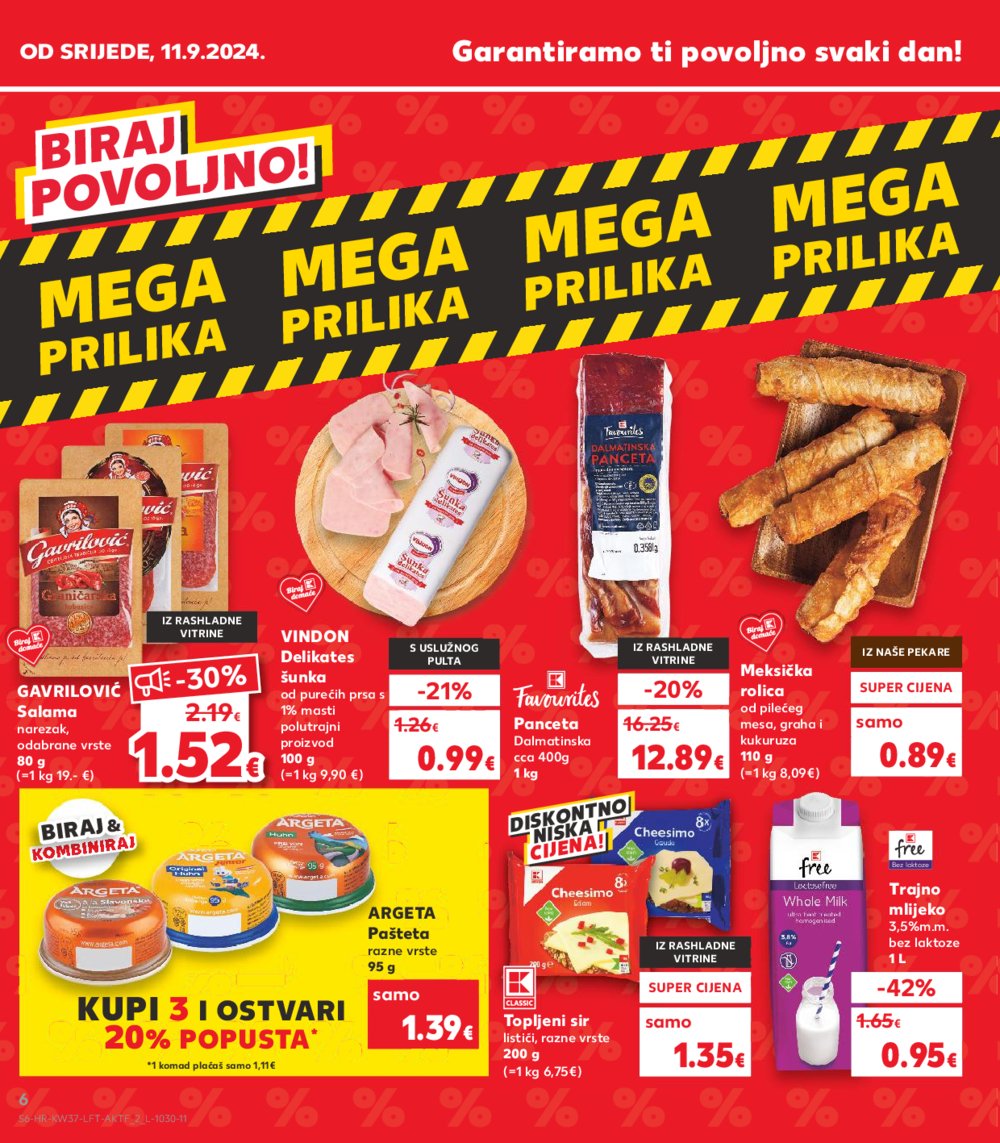 Kaufland katalog Akcija 11.09.-17.09.2024. Split, Osijek, Zagreb-Barutanski jarak