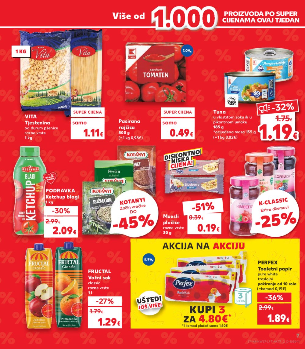 Kaufland katalog Akcija 11.09.-17.09.2024. Split, Osijek, Zagreb-Barutanski jarak