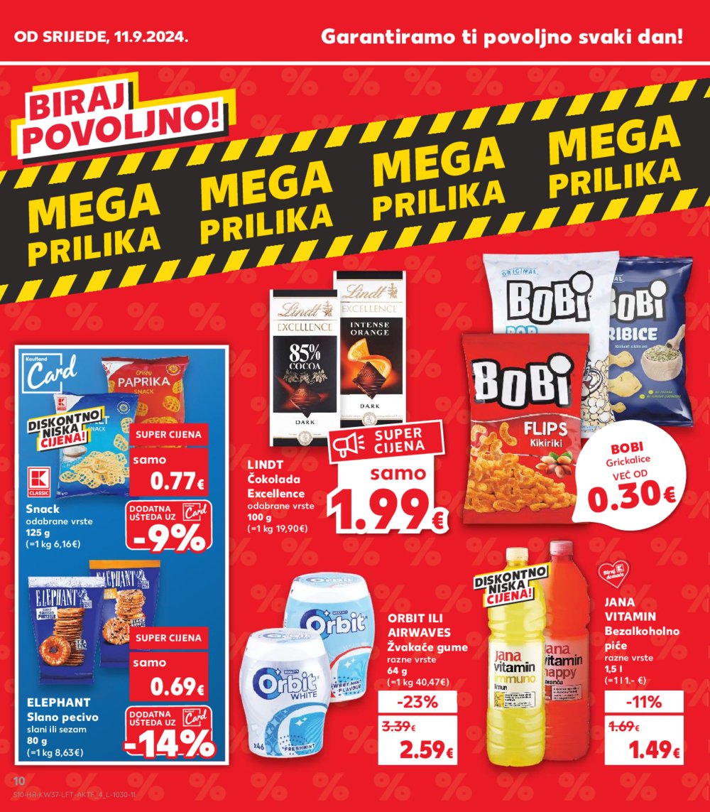Kaufland katalog Akcija 11.09.-17.09.2024. Split, Osijek, Zagreb-Barutanski jarak