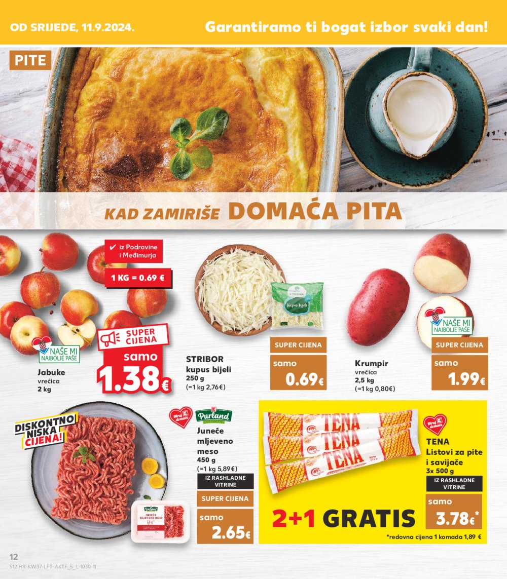 Kaufland katalog Akcija 11.09.-17.09.2024. Split, Osijek, Zagreb-Barutanski jarak