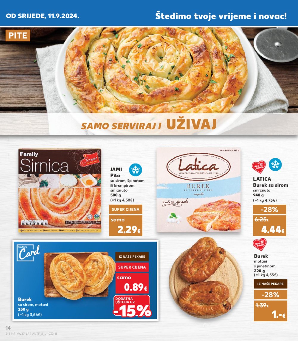 Kaufland katalog Akcija 11.09.-17.09.2024. Split, Osijek, Zagreb-Barutanski jarak