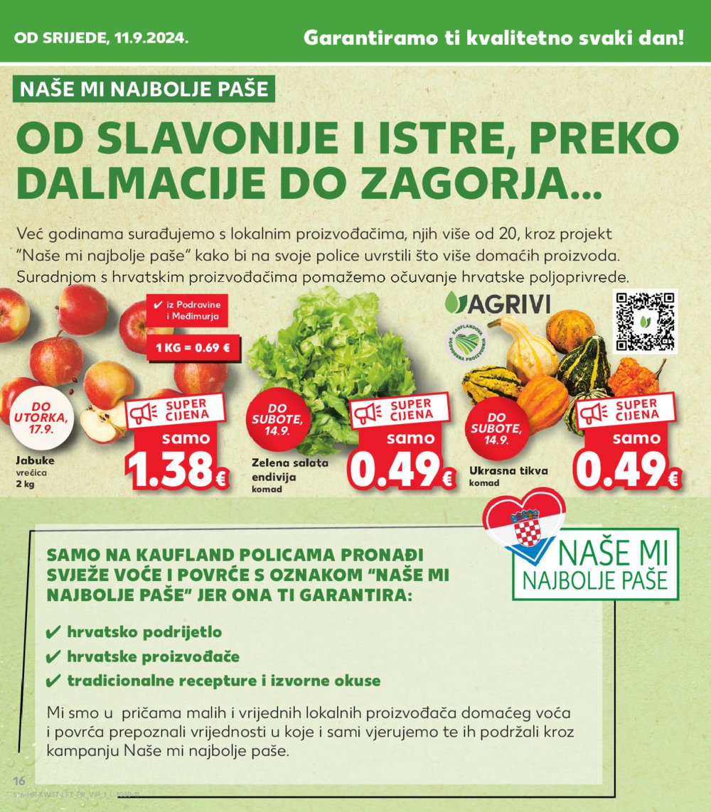 Kaufland katalog Akcija 11.09.-17.09.2024. Split, Osijek, Zagreb-Barutanski jarak