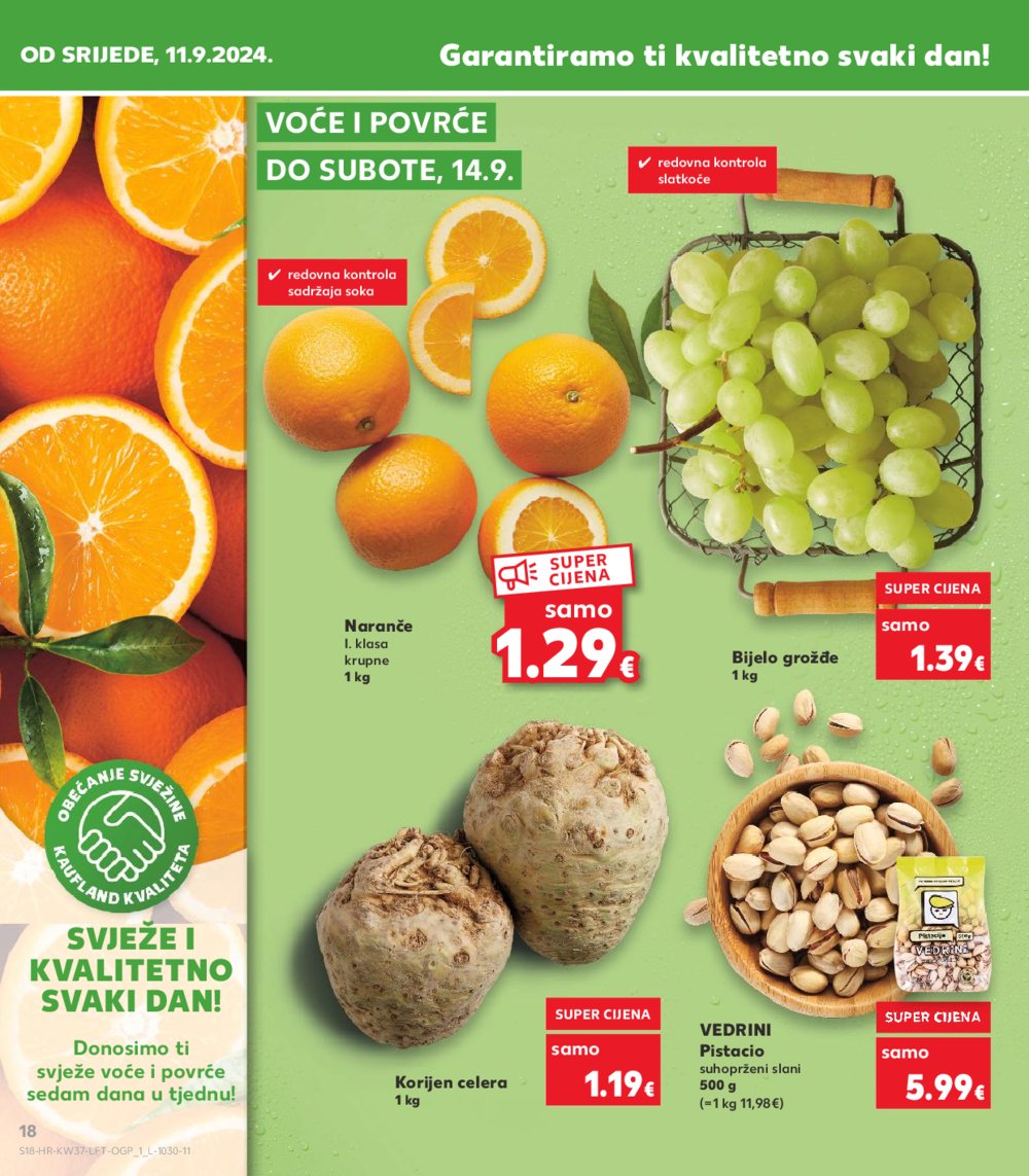 Kaufland katalog Akcija 11.09.-17.09.2024. Split, Osijek, Zagreb-Barutanski jarak