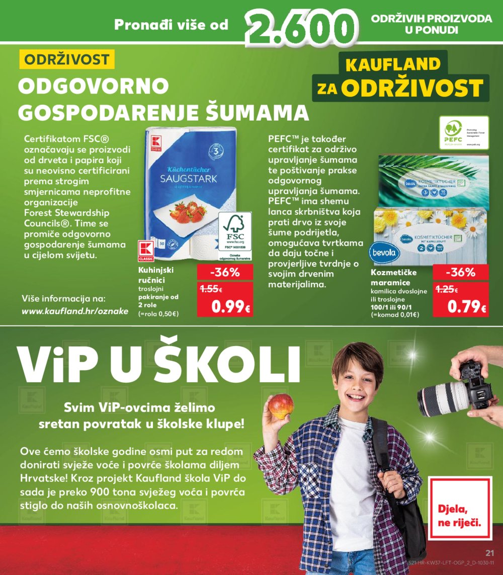 Kaufland katalog Akcija 11.09.-17.09.2024. Split, Osijek, Zagreb-Barutanski jarak