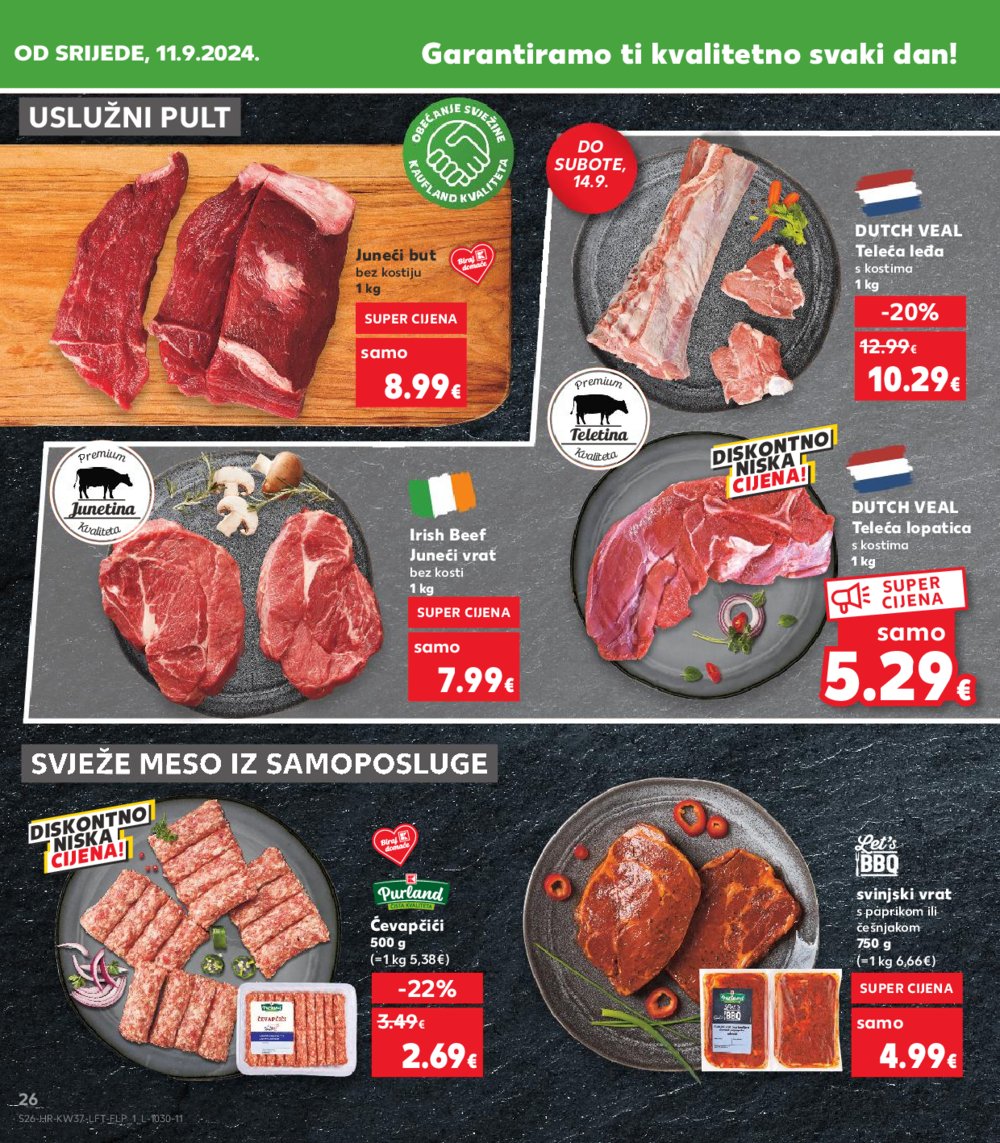 Kaufland katalog Akcija 11.09.-17.09.2024. Split, Osijek, Zagreb-Barutanski jarak