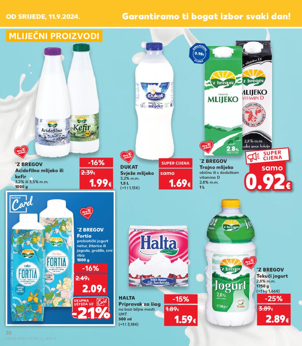 Kaufland katalog Akcija 11.09.-17.09.2024. Split, Osijek, Zagreb-Barutanski jarak