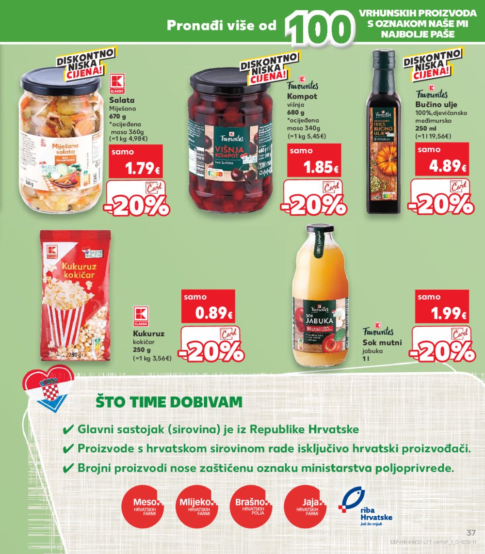 Kaufland katalog Akcija 11.09.-17.09.2024. Split, Osijek, Zagreb-Barutanski jarak