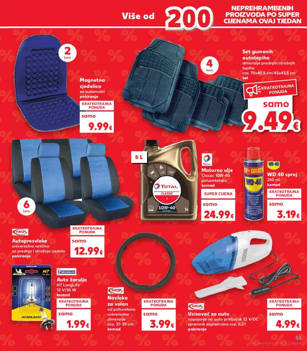 Kaufland katalog Akcija 11.09.-17.09.2024. Split, Osijek, Zagreb-Barutanski jarak