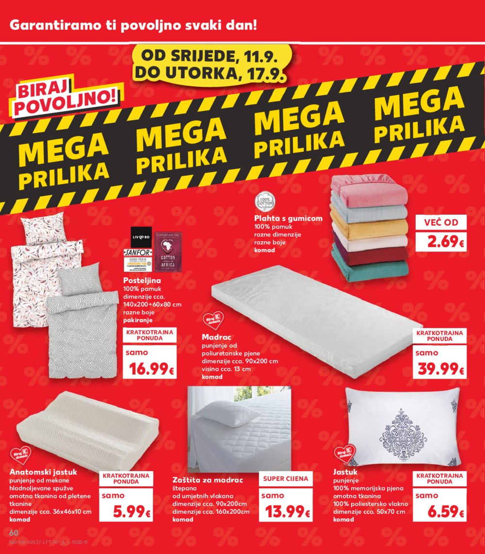 Kaufland katalog Akcija 11.09.-17.09.2024. Split, Osijek, Zagreb-Barutanski jarak