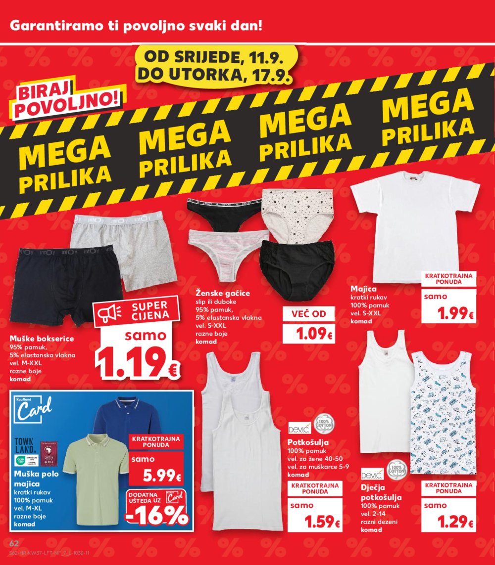 Kaufland katalog Akcija 11.09.-17.09.2024. Split, Osijek, Zagreb-Barutanski jarak