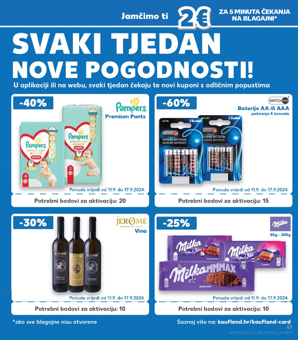 Kaufland katalog Akcija 11.09.-17.09.2024. Split, Osijek, Zagreb-Barutanski jarak