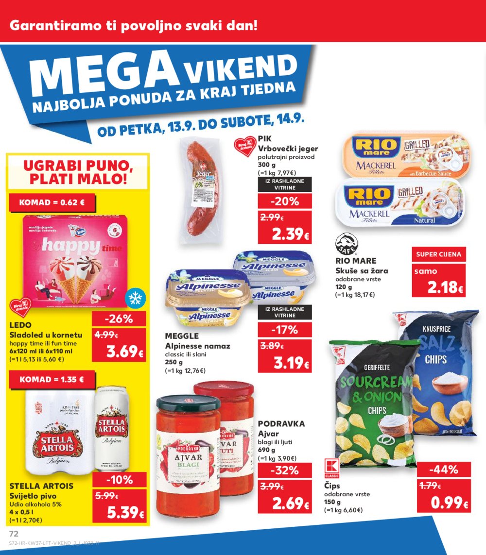 Kaufland katalog Akcija 11.09.-17.09.2024. Split, Osijek, Zagreb-Barutanski jarak