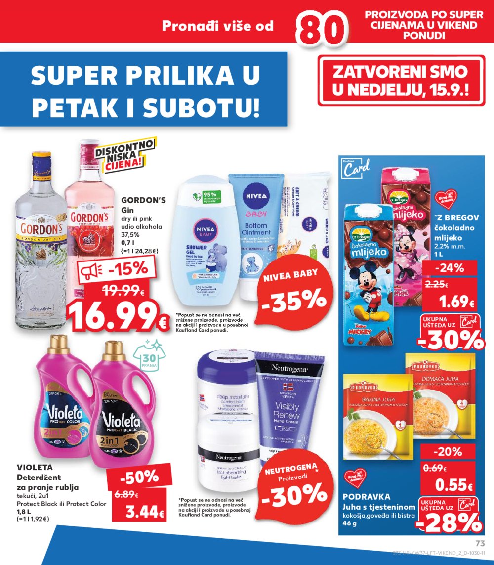 Kaufland katalog Akcija 11.09.-17.09.2024. Split, Osijek, Zagreb-Barutanski jarak