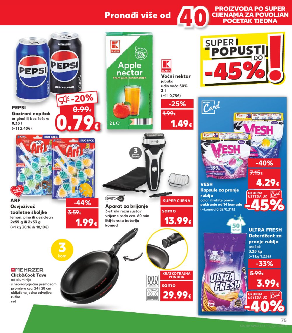 Kaufland katalog Akcija 11.09.-17.09.2024. Split, Osijek, Zagreb-Barutanski jarak