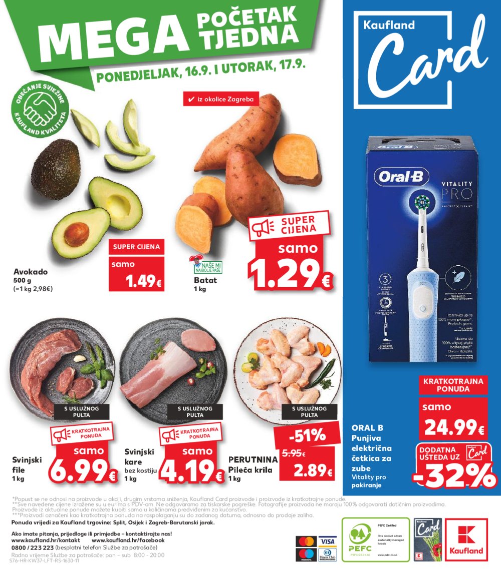 Kaufland katalog Akcija 11.09.-17.09.2024. Split, Osijek, Zagreb-Barutanski jarak