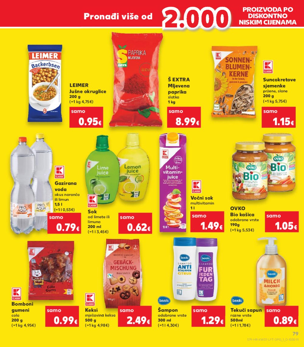 Kaufland katalog Akcija 11.09.-17.09.2024. Split, Osijek, Zagreb-Barutanski jarak