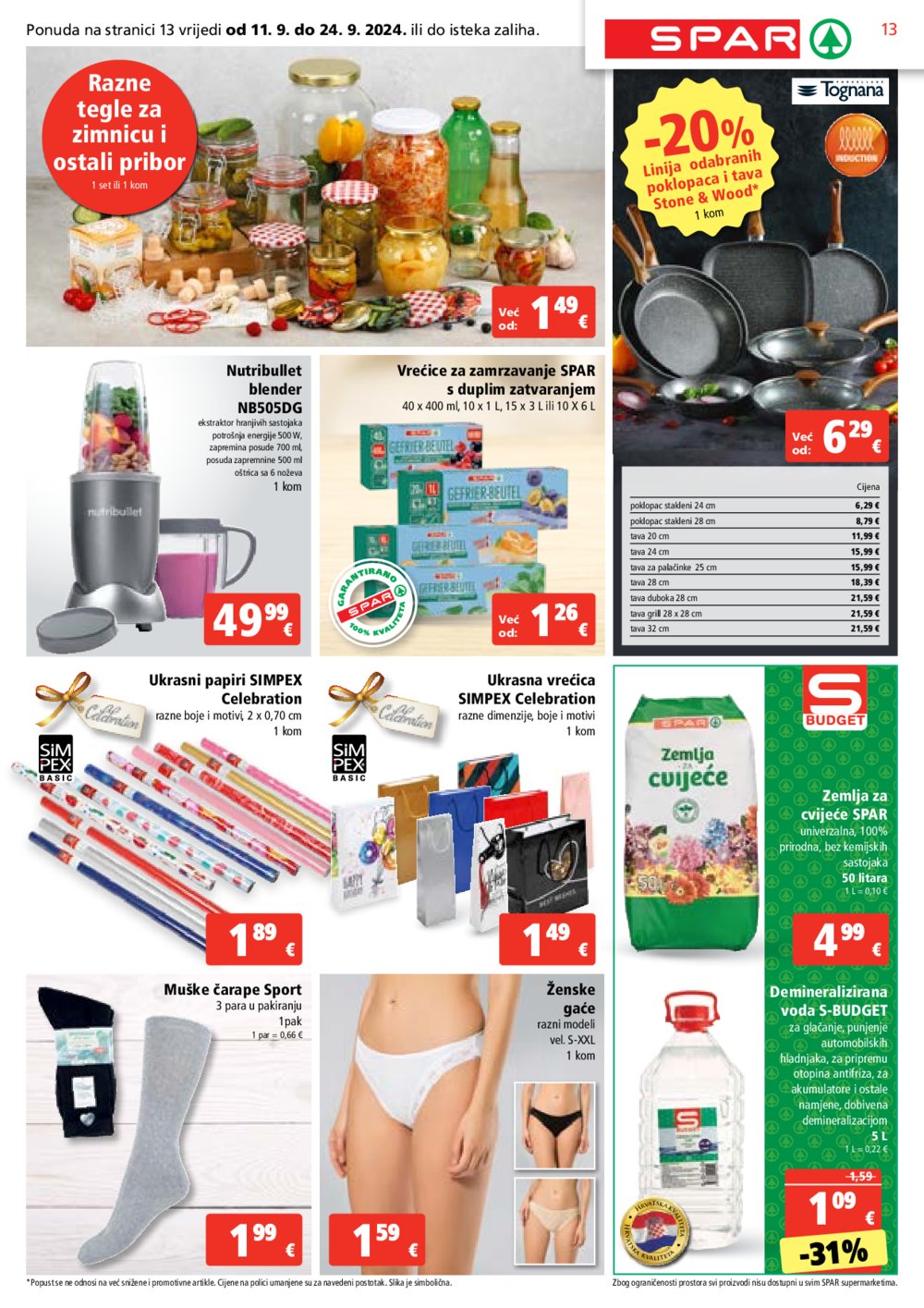 SPAR katalog Akcija 11.09.-17.09.2024.