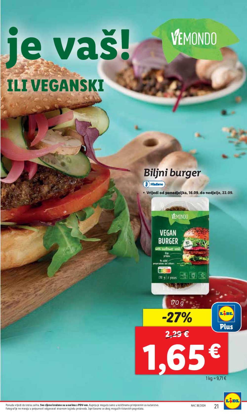 Lidl katalog Super ponuda od ponedjeljka 16.09.-22.09.2024.