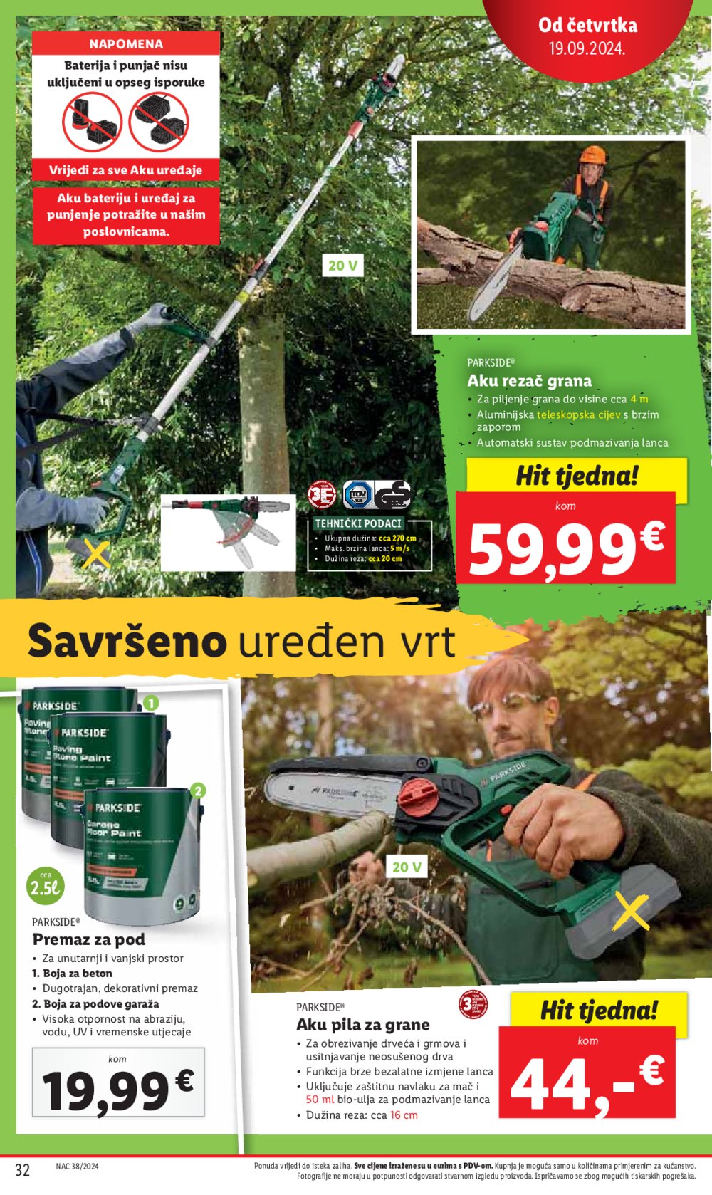 Lidl katalog Super ponuda od ponedjeljka 16.09.-22.09.2024.