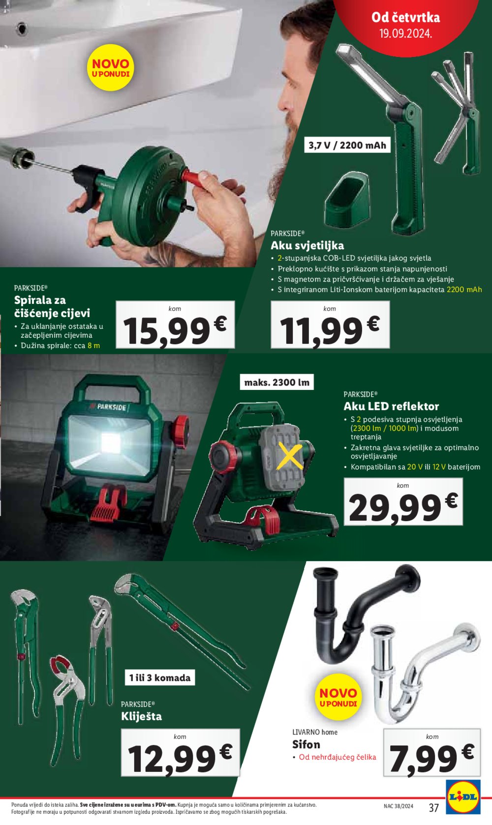 Lidl katalog Super ponuda od ponedjeljka 16.09.-22.09.2024.