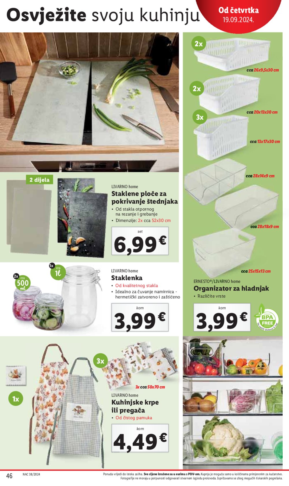 Lidl katalog Super ponuda od ponedjeljka 16.09.-22.09.2024.