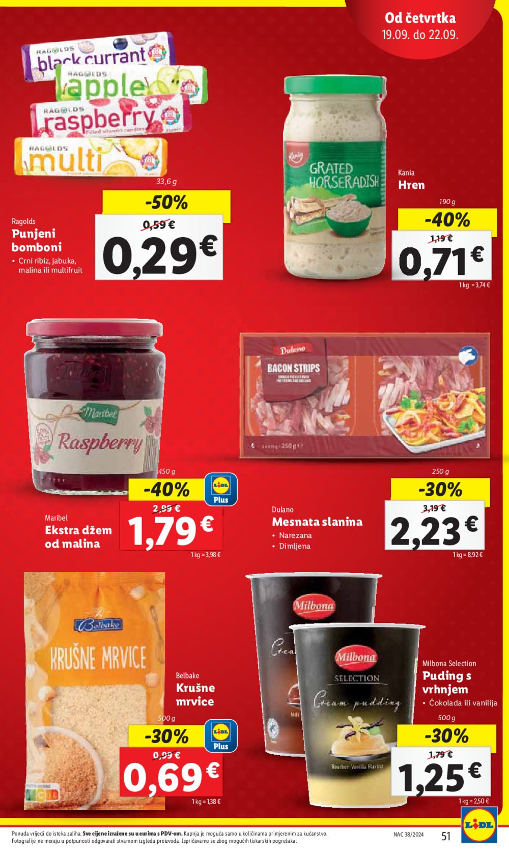 Lidl katalog Super ponuda od ponedjeljka 16.09.-22.09.2024.