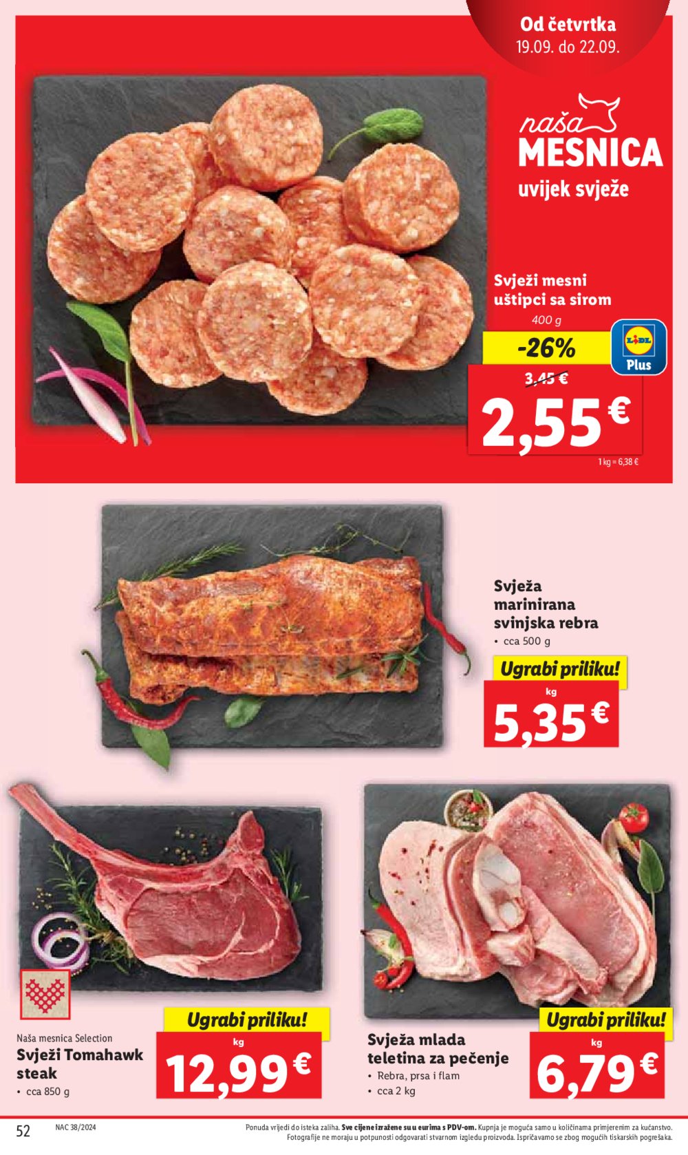 Lidl katalog Super ponuda od ponedjeljka 16.09.-22.09.2024.