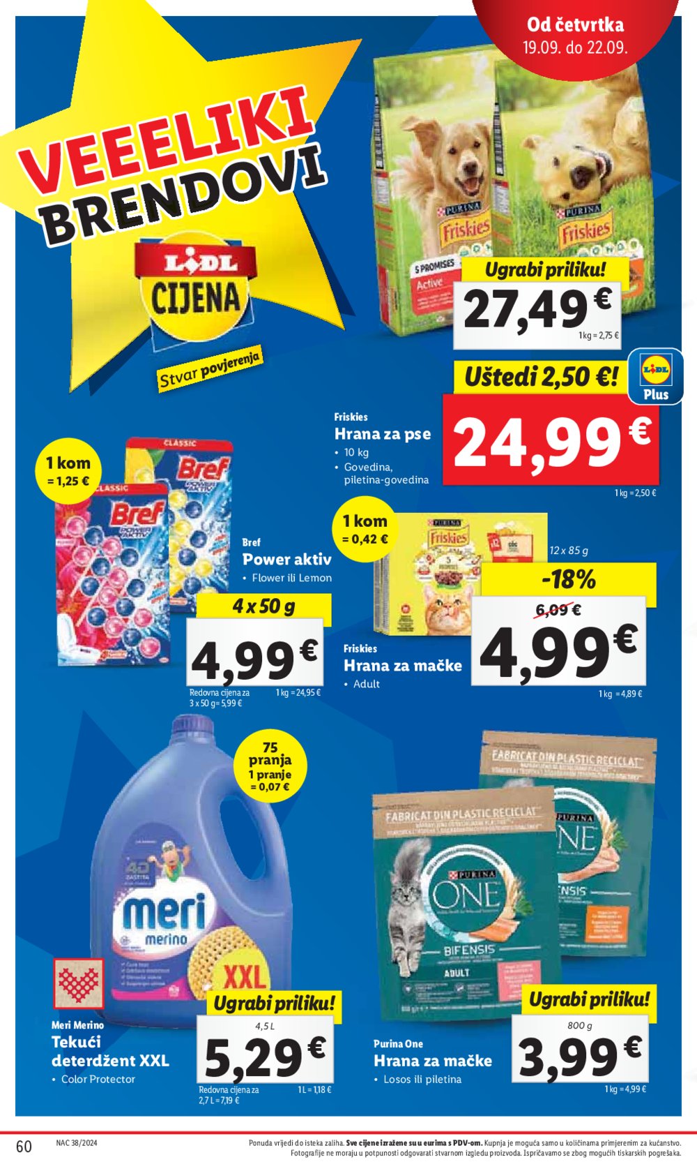 Lidl katalog Super ponuda od ponedjeljka 16.09.-22.09.2024.