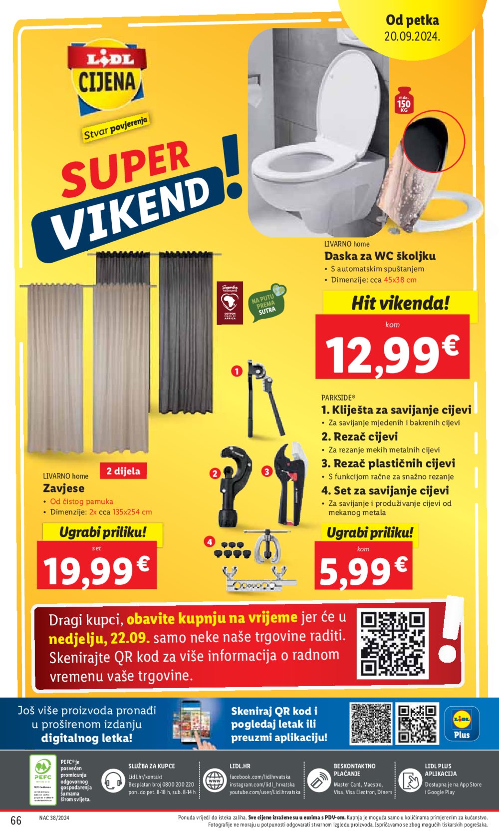 Lidl katalog Super ponuda od ponedjeljka 16.09.-22.09.2024.