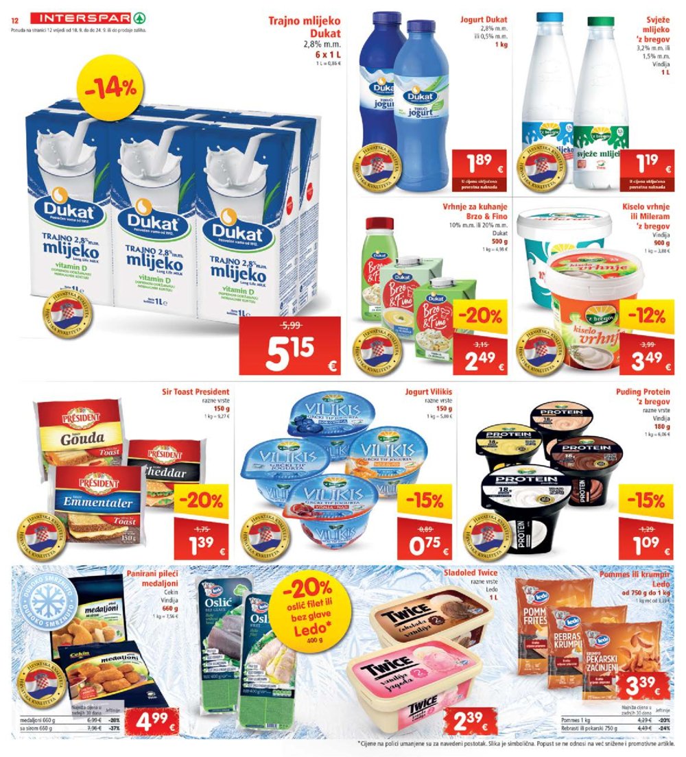 INTERSPAR katalog Akcija 18.09.-24.09.2024.