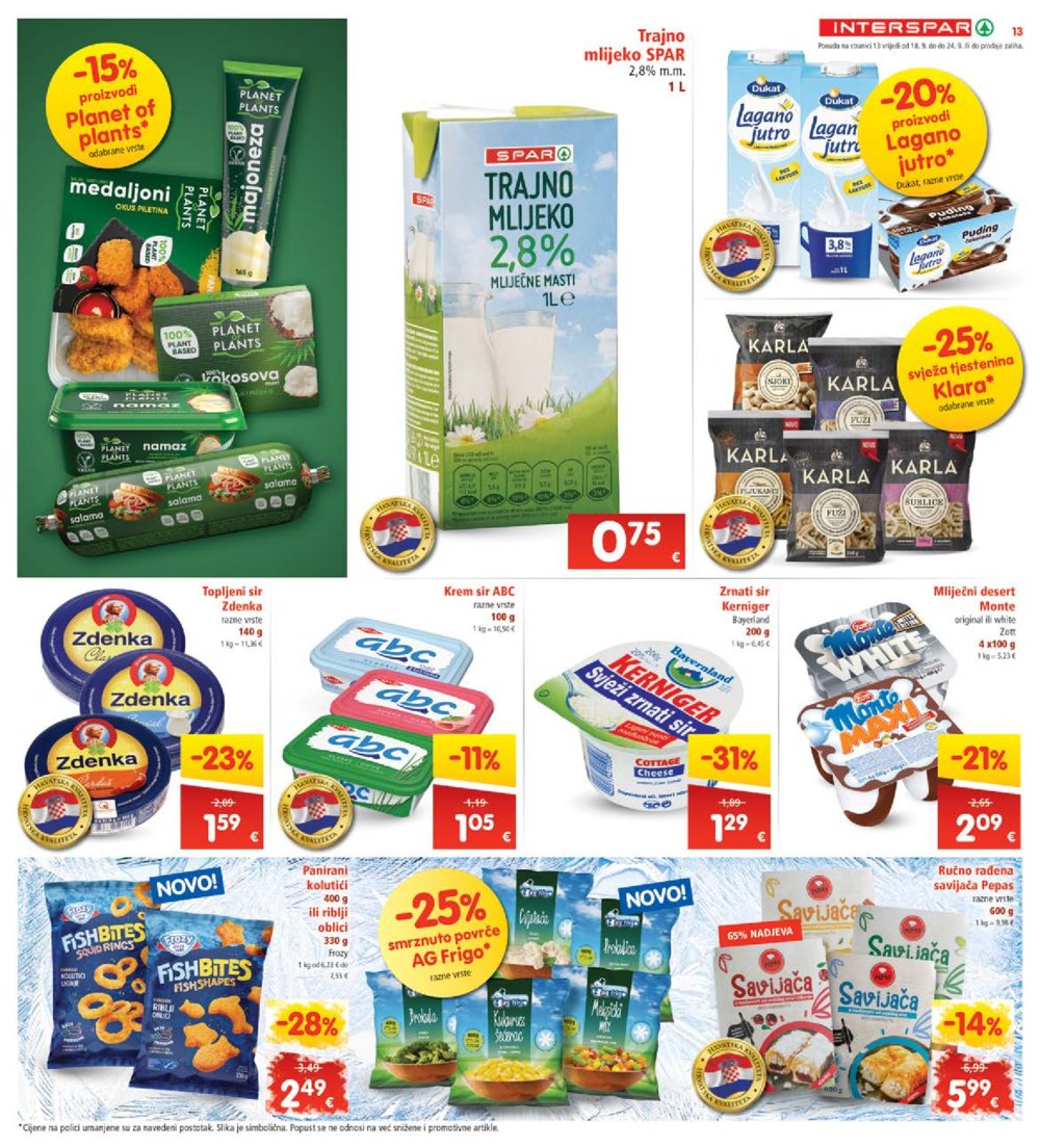 INTERSPAR katalog Akcija 18.09.-24.09.2024.