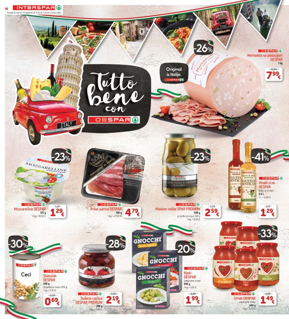 INTERSPAR katalog Akcija 18.09.-24.09.2024.