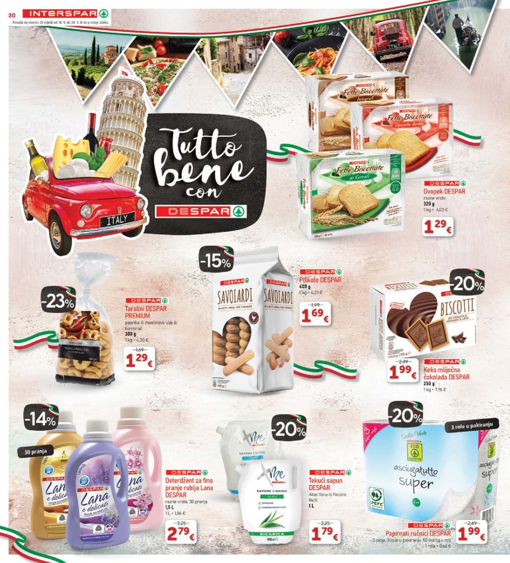 INTERSPAR katalog Akcija 18.09.-24.09.2024.