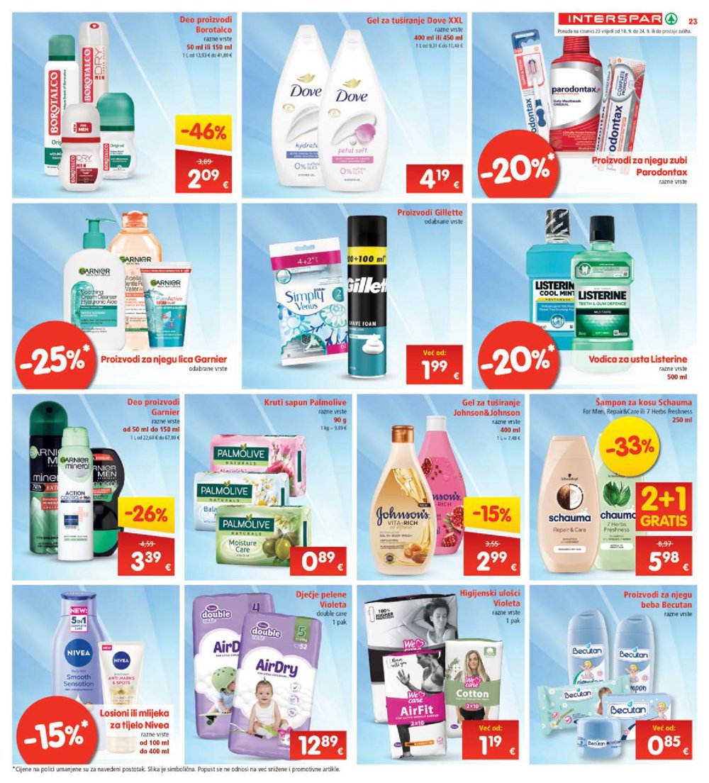 INTERSPAR katalog Akcija 18.09.-24.09.2024.