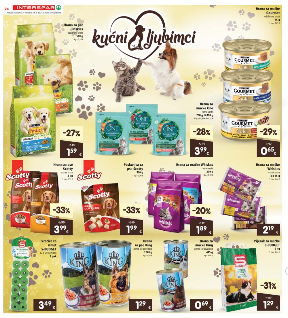 INTERSPAR katalog Akcija 18.09.-24.09.2024.