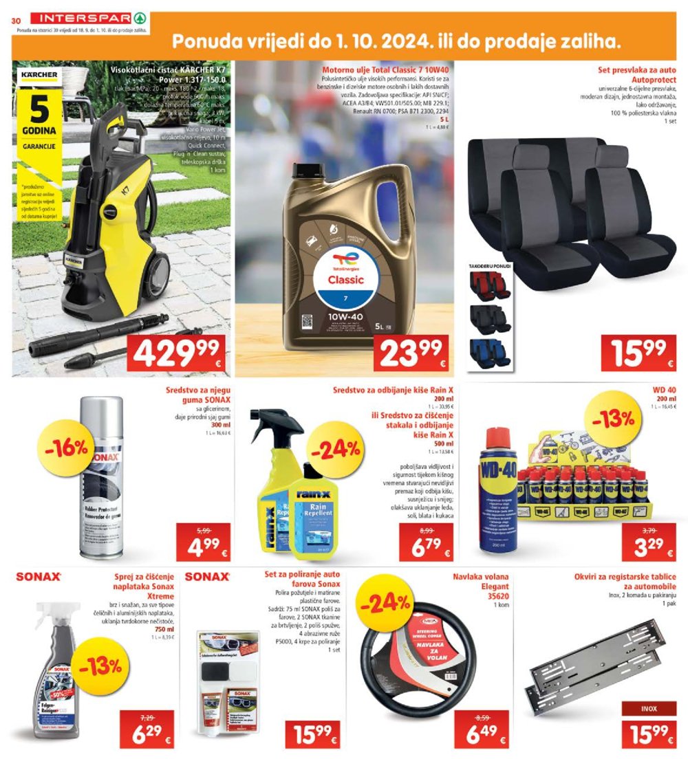 INTERSPAR katalog Akcija 18.09.-24.09.2024.